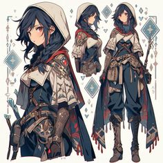 Fighter Outfit Character Design, Fantasy Oc Outfit Ideas, Dnd Oc Design, Jrpg Concept Art, Character Design Concept, Painter Character Design, Moon Elf Female Dnd, Dnd Character Design Inspiration, Dnd Female Character Concept