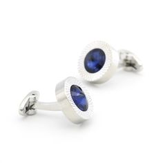 Cufflinks are the finest accessories to complement your overall attire, which is why the Sea Blue Rhinestone Luxury Crystal cufflinks should be an addition to your collection. It is the perfect opportunity to show off your radiant personality while ensuring your shirt cuffs remain together and tidy. Featuring a beautiful finish, the blue crystal glistens enticingly from among the silver texture. Blue and silver is a combination that never fails. These cufflinks are a go-to accessory for any occa Tie Clips, Copper Material, Stone Design, Sea Blue, Blue Rhinestones, Cuff Links, Blue Crystals, Blue Sea, Blue And Silver