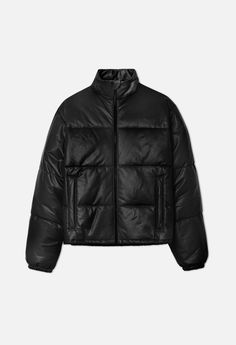 Men's Leather Jackets, Leather Puffer Jacket, Leather Puffer, Cafe Racer Jacket, Best Leather Jackets, Burberry Shop, Black Leather Biker Jacket, Leather Outerwear, John Elliott