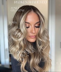 Redken Shades Lowlight Formulas, Dimensional Blonde Formula, Fall Toners Redken, Root Smudge Formula, Root Smudge Shades Eq Formula, Blonde Toner Formula Redken Shades, Old Money Blonde Redken Formula, Beige Blonde Toner, Honey Blonde Toner Formula Redken