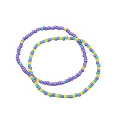 Minimalist Accessories Jewellery, Small Bead Bracelet, Purple Beaded Bracelets, Diy Beaded Rings, Homemade Bracelets, Beaded Things, Bead Charms Diy