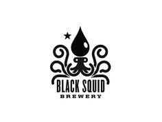 the logo for black squid brewery