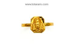 22 karat gold 'balaji' ring for baby - 235-GR8099 - in 1.050 Grams for USD $129.08 USD. 
Made in India by Totaram Jewelers Online this product is in Gold - 22 Karat BIS Hallmark 916 Gold  & is an excellent gift for Kids - Unisex - Men or Women. Ships fully insured with secured guaranteed delivery for free with your order over $250 from New Jersey USA & comes with 30 days exchange policy. Baby Gold Rings, 22k Gold Ring, Baby Rings, Gift For Kids, 22k Gold, New Jersey, Hallmark, Gifts For Kids, Gold Jewelry