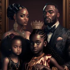 Family Generations, Royalty Family, African Tribe, Aperture And Shutter Speed, Black Kings, Black King And Queen, African Artwork, Black Royalty, Royal Beauty