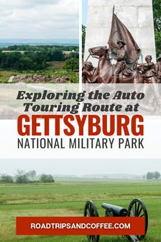 Gettysburg National Military Park is expansive and intertwined with the city - preserving the historic Civil War battlefield. The best way to explore the park is from the comfort of your car along the Gettysburg Auto Tour Route. Find out about the route, stops along the way, and private museums to visit during your trip. #travel #nationalpark #gettysburg #GoForaDrive Gettysburg Pennsylvania, Gettysburg Battlefield, Gettysburg National Military Park, Pennsylvania Travel, Midwest Travel, National Cemetery, National Parks Trip, On The Road Again, Travel Tours