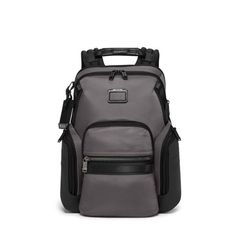 Modern and versatile, this is the ultimate everyday backpack. It's ideal for commutes and travels that take you farther afield. Zip expansion adds to its multifunctionality. Functional Gray Backpack For Travel, Functional Gray Backpack With Anti-theft Pocket, Gray Nylon Backpack For Commuting, Everyday Backpack, Travel Products, The Alpha, Backpack Straps, Men's Backpack, Travel Backpack