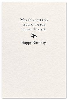 a card with the words happy birthday on it