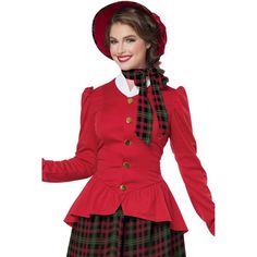 Dickens Dress, Long Plaid Skirt, Xmas Costumes, California Costumes, Plaid Tie, Mrs Claus, Christmas Costumes, Urban Street, Costume Shop