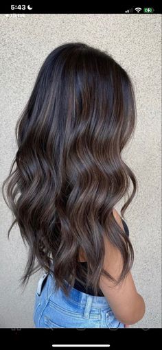 Brunette With Red Undertones, Brunette With Red, Trendy Balayage, Dark Brown Hair Balayage, Highlights For Dark Brown Hair, Black Hair Balayage, Dark Brunette Hair, Brown Hair Looks, Brown Hair Inspo