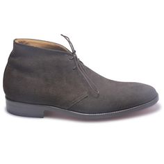 Leather Chukka boots with good quality suede fabric are the perfect choice to be a part of any wardrobe staple. These gray suede boots can help sport a simple, smart and casual look as they go with everything from coats to blazers to trousers to chinos. These pair of lace-up shoes will add flair and the right fusion of comfort and style and take your outfit up a notch. The light grey outsole is truly a gentleman’s color and adds a classic touch to the product. The outer surface has a rugged texture which makes these boots durable and safe for longer use and a sober outlook. Giving it a luxurious finish, these are just the right kind of product to have in your closet. Some admirable features of the product include: Made from top quality suede A classy grey vintage touch Comfortable insole l Semi-formal Fall Chukka Boots With Round Toe, Semi-formal Fall Chukka Boots With Leather Sole, Semi-formal Suede Chukka Boots With Round Toe, Semi-formal Leather Boots For Fall, Leather Boots For Semi-formal Fall Occasions, Semi-formal Suede Boots With Plain Toe, Semi-formal Plain Toe Boots With Suede Lining, Semi-formal Suede Chukka Boots With Leather Sole, Semi-formal Suede Boots With Round Toe