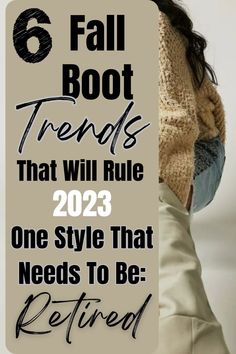 A pin about fashion boots of 2023 that are in style. Popular Boots For 2023, Boot Fashion 2023, Boot Styles 2023, Boot Styles Guide Women, 2023 Winter Shoes Trends Women, 2023 Boots Trends Women Winter, Tall Boots With Jeans 2023, 2023 Boots Outfit, Otk Boots Outfit 2023