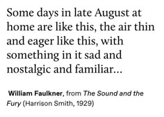 a quote from william faulner about the sound and the story of harry potter