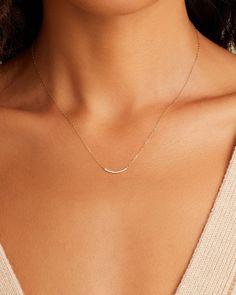 Diamond Taner Bar Mini Necklace – gorjana Bar Mini, Earrings Stacking, Pearl Birthstone, Black Labradorite, Mini Necklace, Orange Agate, 14k Gold Necklace, Mix Style, Gold Necklaces