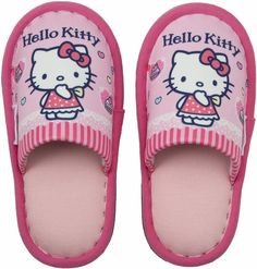 Cute HELLO KITTY child's/kid's/girl's pink slippers. Licensed Hello Kitty product. Approx. 8" long. Approx. 3" wide.  Brand new with tags. Please add $5 for S&H via USPS First Class Mail with tracking. Just $3 S&H for each additional pair of slippers.  I offer fast service. I usually ship in 1 day, sometimes the very same day. Please check my feedback and buy with confidence. Pink Sweets, Melody Hello Kitty, Cute Hello Kitty, Hello Kitty Accessories, Pink Slippers, Hello Kitty Pink, Designer Slippers, Slippers For Girls, Pink Kids