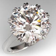 an old mine cut diamond ring