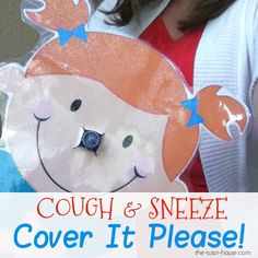 A super-fun and easy craft to teach and illustrate the need to cover our coughs and sneezes! Make a "Sneezy" for your own classroom. Germs Preschool, Tutor House, Germs Lessons, Germs Activities, Healthy Bodies, Health Activities