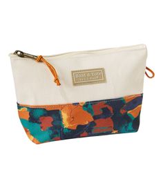 We make this classic canvas pouch right here in Maine - carry it on its own or inside one of our Boat and Totes. 100% cotton canvas. Spot clean. Same durable cotton canvas fabric as our iconic Boat and Tote. Overlapped seams are double-stitched with nylon so they won't rot or break. Zipper pull is made with our Bean Boot laces. Pouch keeps smaller items organized inside your backpack or tote. Stands upright on its own. Made in Maine. | Maine Canvas Zip Pouches, Canvas/Nylon Outdoor Cotton Canvas Bag With Zipper Closure, Canvas Travel Pouch With Zipper, Cotton Pouch With Zipper For Everyday Use, White Cotton Pouch For Everyday Use, Cotton Pouch With Zipper Closure For Everyday Use, Travel Cotton Zipper Pouch, Cotton Travel Pouch, Travel Canvas Bag With Zipper Pouch, Canvas Travel Bag With Zipper Pouch