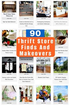 the top 50 thrift store finds and makeovers