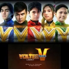 the poster for voltes v liberty give