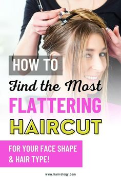 Finding the most flattering haircut for your face shape is easy with our free ebook! This guide will help you discover the best haircut to enhance your features, whether you have a round, oval, square, diamond or heart-shaped face shape. Explore classic and trendy haircut ideas tailored to your face shape and hair type, and expert tips for what you ask your hairstylist. Ready to elevate your style? Download your free haircut guide now and find the most flattering haircut for your face shape! Most Flattering Haircut, Haircut Guide, Free Haircut, Haircut For Square Face, The Haircut