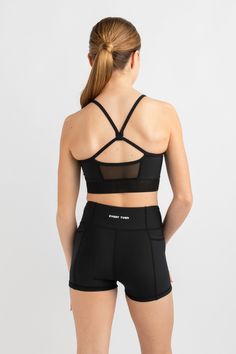 Practice mindfulness and meditation with the Gratitude Crop Top in Black. Designed for functionality and movement, this crop top features a round neckline, mesh panelling front & back with elasticated straps to ensure the perfect fit time after time. This crop top has a deeper cut for more coverage plus a neoprene lining for added support. Pretty Swimsuits, Preteen Fashion, Practice Mindfulness, Cute Workout Outfits, Time After Time, Workout Outfits, Mid Rise Shorts, Hot Shots, Crop Top And Shorts