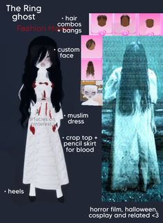 Haunted Dress To Impress, Halloween Fits Dress To Impress, Dti Horror Idea, Ghost Outfit Dress To Impress, Ghost Dti Outfit, Ghost Vs Ghouls Dti Outfit, Dti Outfit Halloween, Dti Theme Horror, Di Halloween Update