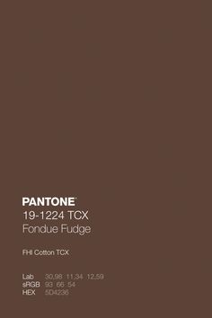 pantone's coffee bean oil is shown in this advertisement for the new product