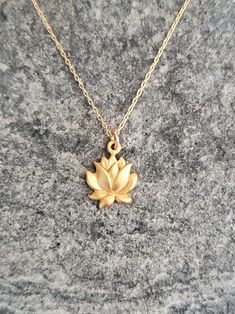 Gold Lotus Necklace, Lotus Flower, Gold Necklace, Flower Necklace, Vermeil - Etsy Lotus Gold Pendent, Lotus Pendant Gold Indian, Dainty Flower Pendant Jewelry For Meditation, Spiritual Gold Plated Flower Pendant Necklace, Spiritual Gold-plated Flower Pendant Necklace, Spiritual Lotus Flower Necklaces For Gifts, Spiritual Lotus Flower Necklace Gift, Spiritual Gold Necklace With Flower Pendant, Gold Spiritual Jewelry With Flower Shape