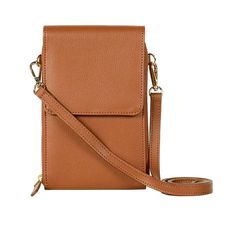 Camel Mini Crossbody Bag | Erin Condren Brown Phone Bag With Cell Phone Pocket For On-the-go, Versatile Phone Bag With Cell Phone Pocket For On-the-go, Brown Bag With Hidden Phone Sleeve For On-the-go, Functional Phone Bag For Daily Use, Functional Brown Phone Shoulder Bag, Functional Brown Shoulder Phone Bag, Multifunctional Crossbody Phone Bag With Removable Pouch, Versatile Phone Accessories With Adjustable Strap For Travel, Versatile Travel Phone Accessories With Adjustable Strap