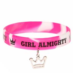 Color: Pink Rubber Elastic Band Graphic Positive Message Print Stretch Fit One Size No Trades Free Gift W/Purchase Same-Day Shipping Eyeit-Buyit Trendy Pink Hypoallergenic Bracelets, Trendy Pink Bracelets For Birthday, Trendy Pink Bracelet For Birthday, Pink Bracelet Wristband For Birthday, Cute Pink Wristband For Gift, Cute Pink Wristband Gift, Trendy Pink Wristband As Gift, Casual Pink Wristband As Gift, Trendy Pink Wristband For Gift