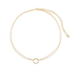 Double Strand Gold Circle Choker Necklace Necklace Png, Jewelry For Kids, Sterling Silver Choker, Choker Collar Necklace, Family Tree Necklace, Bar Bracelet, Chic Necklace, Necklace For Girlfriend, Gold Circle