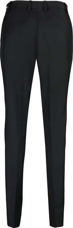 Step into luxury with these exquisite wool blend trousers. Crafted with a blend of wool, acetate, mohair, and silk, these trousers are not only stylish but also incredibly soft and comfortable. The two side pockets and two back welt pockets add practicality to these elegant trousers, making them perfect for both formal and casual occasions. Elevate your wardrobe with the timeless sophistication of these wool blend trousers. The high-quality materials and impeccable craftsmanship make them a vers Elegant Trousers, Statement Blouse, Versatile Wardrobe, Crisp White Shirt, Modern Wardrobe, Everyday Style, Welt Pockets, Classic Looks, White Shirt