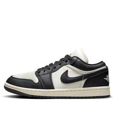 (WMNS) Air Jordan 1 Low SE 'Vintage Panda' FB9893-101 Wmns Air Jordan 1, Limited Edition Sneakers, Air Jordan 1 Low, Jordan 1 Low, Sport Sneakers, Air Jordan 1, Jordan 1, Air Jordan, Air Jordans