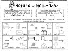 a printable worksheet with words and pictures on it