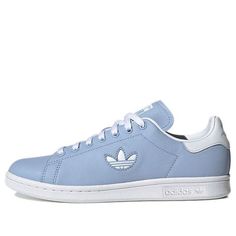 (WMNS) adidas Stan Smith 'Periwinkle' CG6793 (SNKR/Cozy/Skate/Women's/Wear-resistant) Blue Adidas Skateboarding Sneakers, Adidas Skate Shoes With Synthetic White Sole, Adidas Lace-up Skate Shoes In Athleisure Style, Adidas Athleisure Lace-up Skate Shoes, Adidas Lace-up Athleisure Skate Shoes, Adidas Athleisure Skate Shoes With Round Toe, Women's Wear, Stylish Sneakers, Adidas Originals