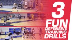 three fun defensive training drills for volleyball players