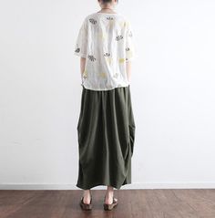 simplelinenlife-Casua-Summer-Women-Linen-Cotton-Skirts