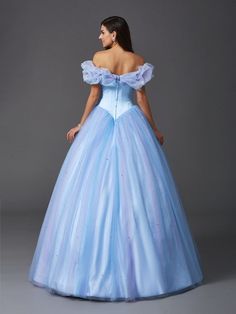 Ball Gown Off-the-Shoulder Beading Sleeveless Long Net Quinceanera Dresses Evening Dresses Cocktail, Gowns With Sleeves, Wedding Bridesmaid Dresses, Quinceanera Dresses, Formal Evening Dresses, Ball Dresses, Elegant Dress, Cocktail Dress Party, Quinceanera