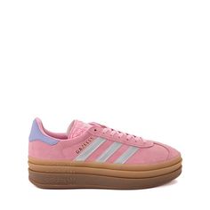 Pink Gazelle, Gazelle Outfit, Cute Running Shoes, Adidas Gazelles, Cute Adidas Shoes, Adidas Gazelle Bold, Gazelle Shoes, Cutest Shoes, Pretty Sneakers