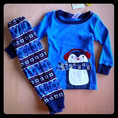 Snow Man 100% Cotton Pajama Set By Gymboree Outlet Blue Cotton Holiday Sleepwear, Playful Blue Sets For Winter, Playful Blue Winter Sets, Blue Cotton Christmas Sleepwear, Blue Loungewear Sets For Winter, Blue Winter Bedtime Sets, Blue Bedtime Sets For Winter, Cotton Pajama Set, Cotton Pajama Sets