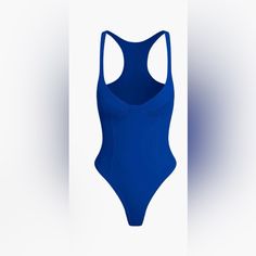 2 Brand New Cotton Bodysuits-Nwt- One Royal Blue And One Orange. Fitted Blue Bodysuit For Poolside, Blue Fitted Lined Bodysuit, Fitted Blue Bodysuit With Lined Body, Blue Fitted Bodysuit For Beachwear, Tank Top Bodysuit, Adidas Floral, Free People Bodysuit, Mock Neck Bodysuit, Olive Green Shorts