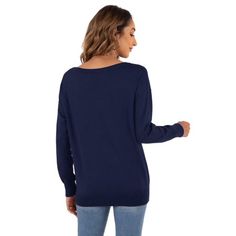 Elevate your casual wardrobe with the Asklazy Women's Long Sleeve Crew Neck Trendy Casual Knitted Pullover Sweater. Crafted from soft and luxurious viscose, this versatile sweater offers a comfortable and cozy feel. The classic crew neck design and long sleeves provide warmth and coverage, while the knitted texture adds depth and dimension to your look. Suitable for a variety of occasions, this sweater can be easily paired with leggings, skinny pants, jeans, or ankle boots for a stylish and rela Cardigan Sweaters For Women, Knitted Coat, Loose Sweater, Womens Cardigan, Knitted Pullover Sweaters, Sweater Blouse, Knitted Pullover, Casual Wardrobe, Grey Sweater