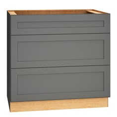 an image of a grey cabinet with drawers