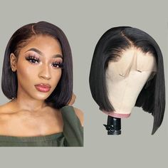 8 Inch Bob Wigs, Style Short Bob, Frontal Bob, Double Drawn Hair, Weave Ponytail, Wigs Straight, Bob Lace Front Wigs, U Part Wig, Afro Wigs