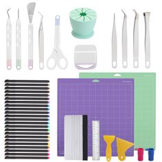 PRICES MAY VARY. Cricut Maker Accessory Kit: All-in-one Cricut Maker craft kit for all your crafting needs, combining imagination with life. The extensive kit includes 24 pieces of colored pens, Cricut Maker weeding set of 8 pieces, 4 weeding tweezers, 2 pieces of clear colored cutting mat board for cricut, 2 pieces of colored pencil adapters, 2 short scrapers a long scraper, and a ruler for a total of 44 pieces. Perfect for beginners and suitable for all cricut manufacturers. Wide compatibility Cricut Accessories, Custom Wine Glasses, Air Craft, Interior Signs, Weeding Tools, Cricut Machine, Vinyl Sheets, Custom Wine, Cricut Maker