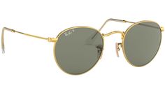 What goes around, comes around and this is especially true with Ray-Ban Round. These round frames reflect a sprit of an earlier time but with revamped accents.Now the round lenses are flat, sitting atop gold frames, lightweight enough for any situation but still plenty strong. They may invoke another era but their construction is as modern and high quality as it gets. Choose the colour of flash lenses you want; and no matter the look you`re going for, throwback or modern, your style will always Ray Ban Round Metal, Round Ray Bans, Gold Frames, What Goes Around Comes Around, Round Frames, Gold Frame, Ray Ban, Round Sunglasses, Ray Bans