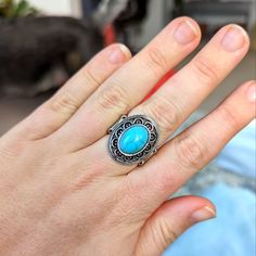 Beautiful Turquoise And Silver Ring. Stretchy Ring Band. Purchase Individually $8 Purchase Any 5 Pieces Of Paparazzi Together For $20. Make A Bundle And I Will Discount Accordingly. **No Longer An Active Paparazzi Consultant** Handmade Blue Ring For Summer, Bohemian Blue Rings For Summer, Turquoise Ring As Summer Gift, Turquoise Rings For Summer Gift, Blue Nickel-free Turquoise Promise Ring, Stretchy Rings, Silver Crown Ring, Paparazzi Consultant, Brown Rings