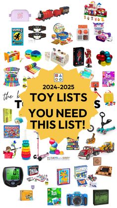 the toys lists you need this list