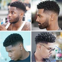 Haircut For Black Man, African American Haircuts, Black Boys Haircuts, Afro Hairstyles Men, Afro Fade, Black Men Haircut, Drop Fade Haircut, Black Hair Cuts