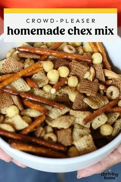 Homemade Chex Mix Cheesy Ranch Chex Mix, Chex Snack Mix Recipes, Savory Chex, Ranch Chex, Homemade Chex Mix Recipe, Ranch Chex Mix, Chex Snack Mix, Homemade Chex Mix, Texas Trash